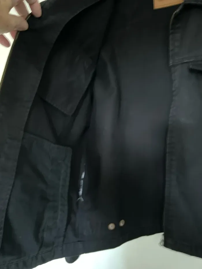 Levi’s veste en jeans noire - photo numéro 6