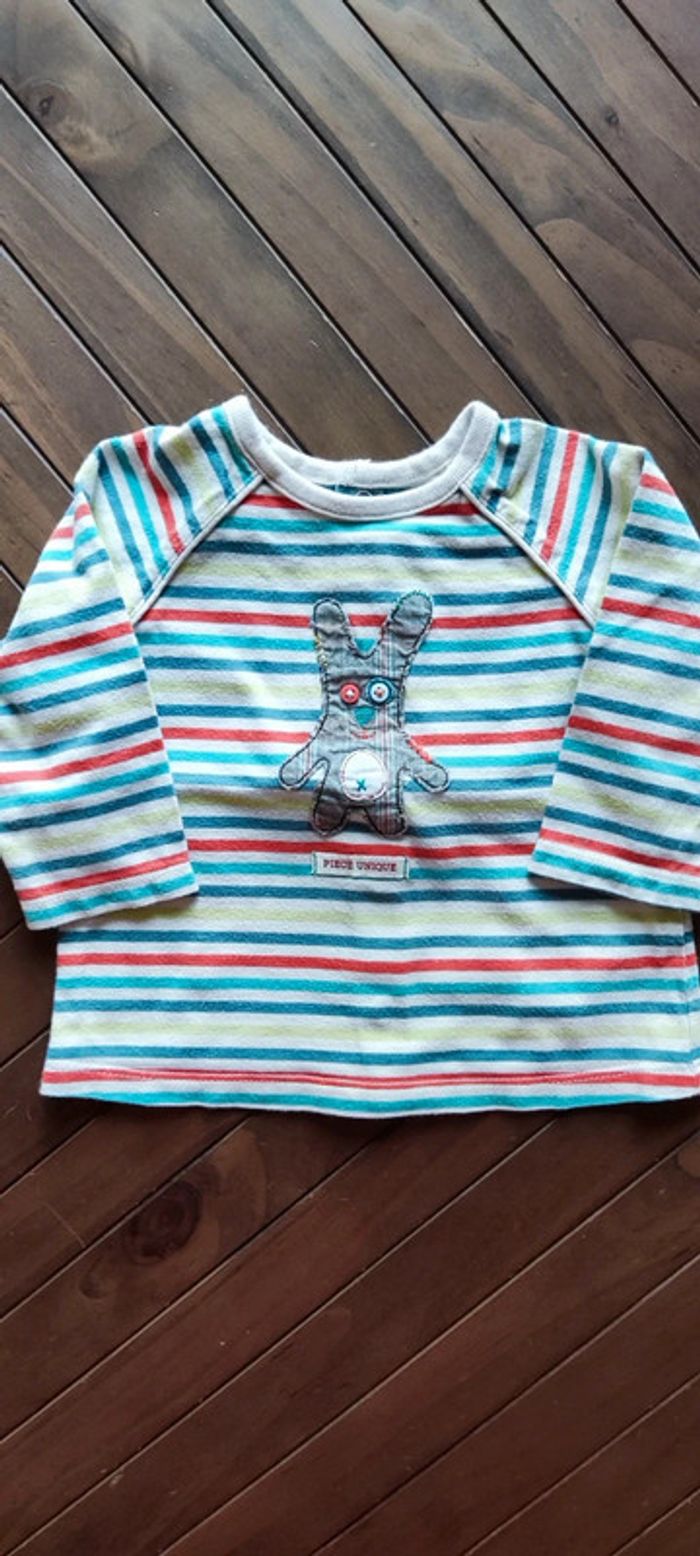 Lot t-shirts manches longues 12m - photo numéro 10