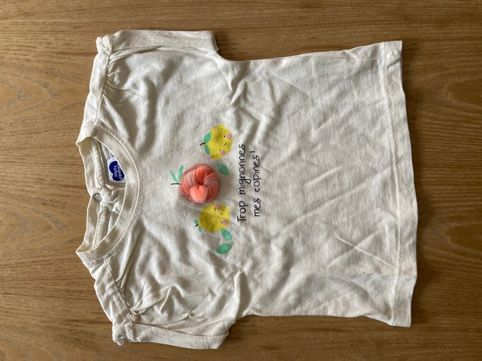Tee-shirt motif fruits fille 9 mois