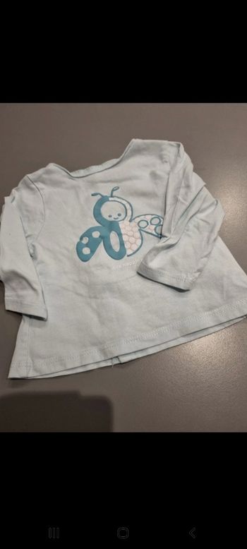 T-shirt okaidi turquoise