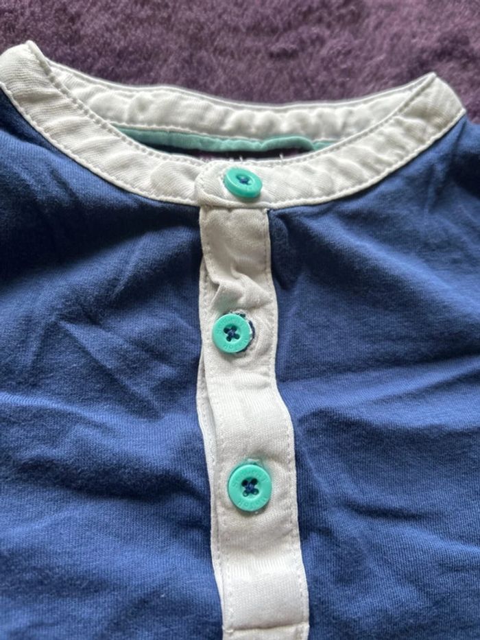 T-shirt manches courtes garcon thème marin Sergent major taille 3 ans - photo numéro 3