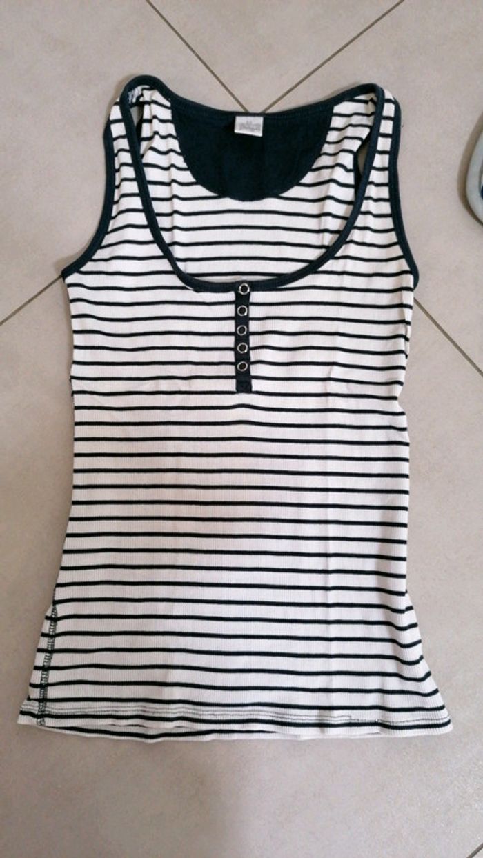 Débardeur rayé femme