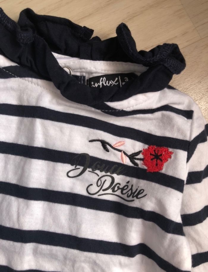 Tee shirt marinière INFLUX t.3m - photo numéro 2