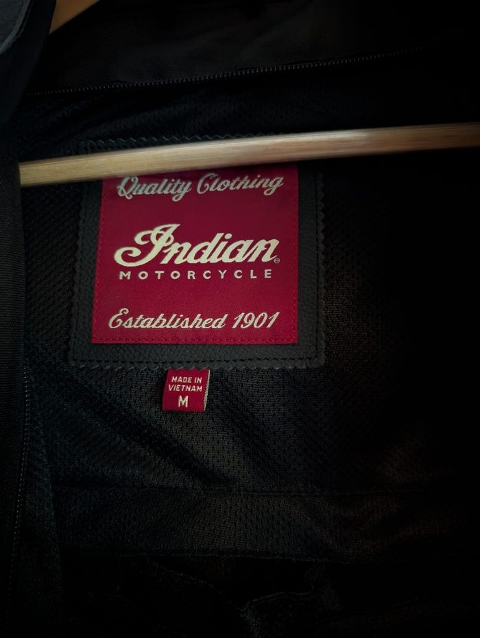 Blouson de moto cuir Indian Beckman M (L français) - photo numéro 3