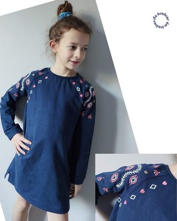 10 ans robe Lisa rose