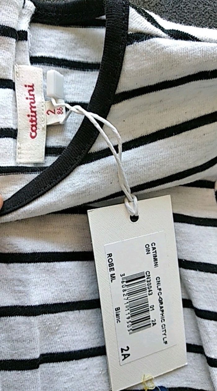 Robe marinière catimini 2 ans - photo numéro 2