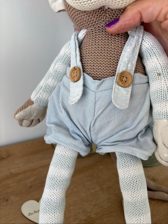 Peluche singe au crochet - photo numéro 4