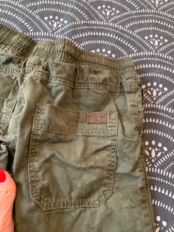 Pantalon cargo dinosaure taille 8 ans - photo numéro 7