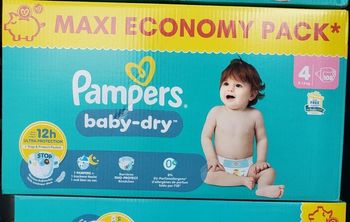 Couches Pampers Taille 4, 108 Couches.