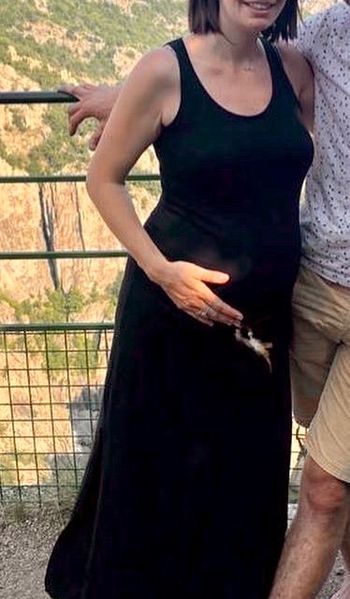 Robe de grossesse longue