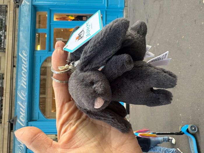 Jellycat|Bashful Bunny Inky Bag Charm - photo numéro 2