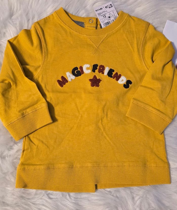 (Neufs non portés) 🏷🥰😍 teeshirt ml et jeans 12mois Garçon 😍🥰💙 - photo numéro 2