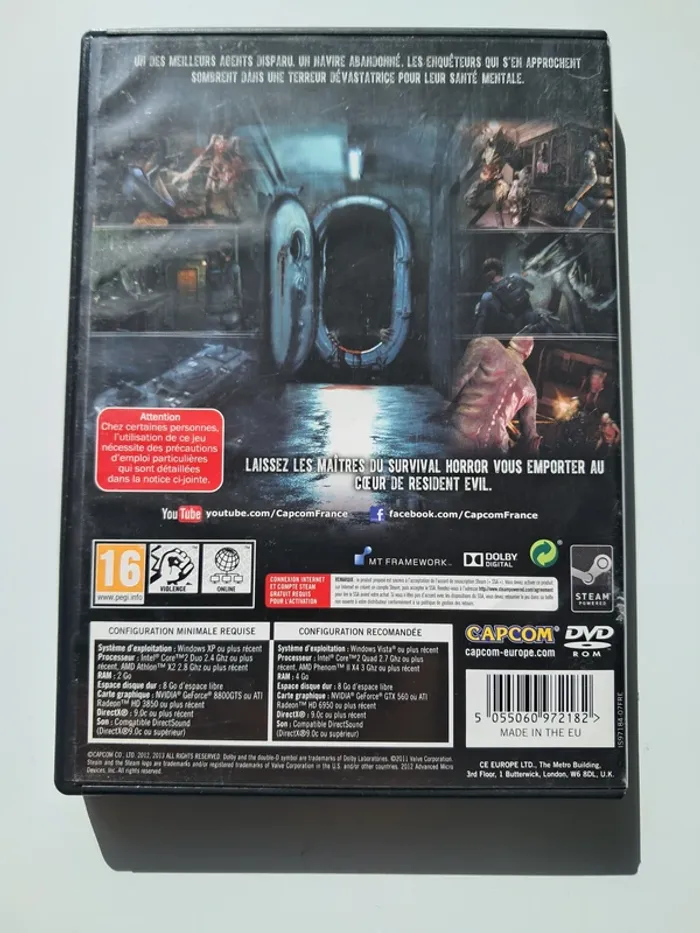 Jeu vidéo PC Resident Evil : Revelations - photo numéro 2