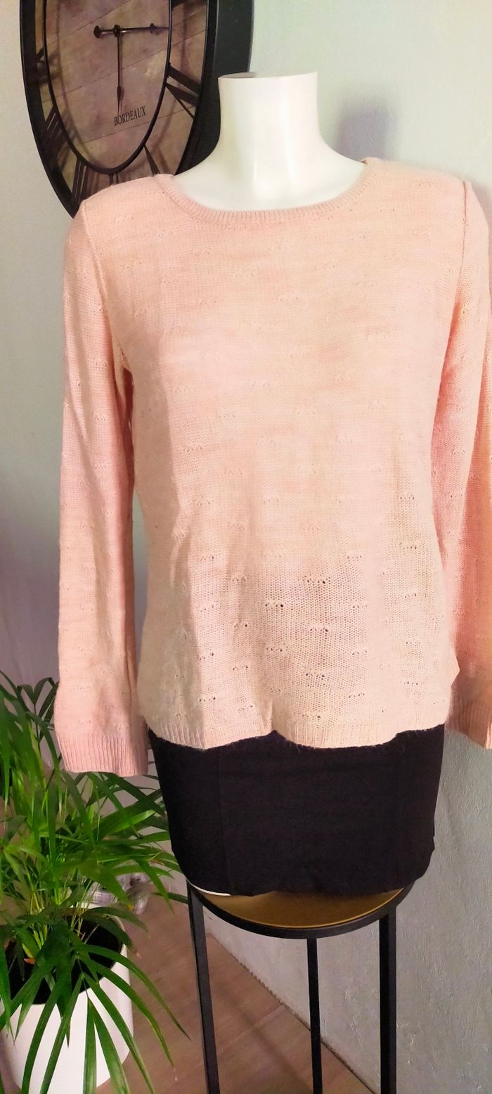 Pull  fendu avec voile