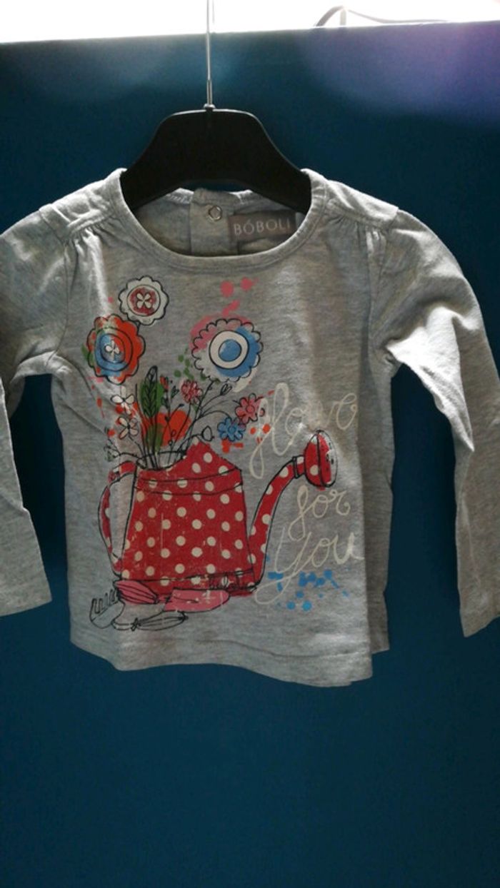 T-shirt bébé fille 12 mois