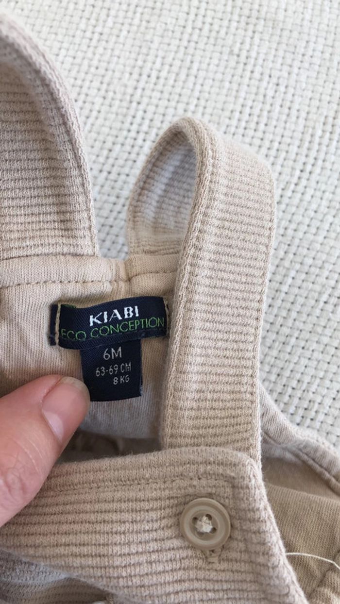 Salopette beige en excellent état - photo numéro 2