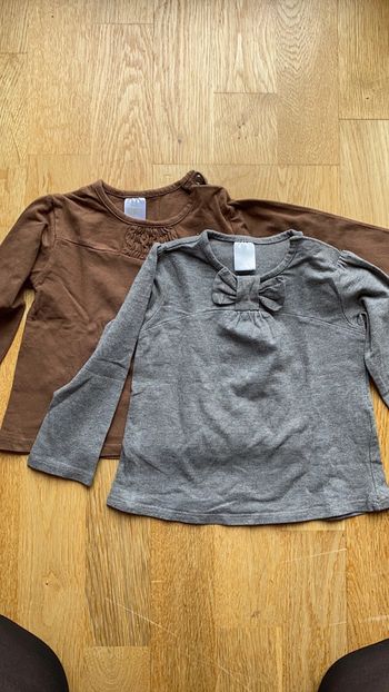 Lot 2 t-shirt 12-18 mois Zara
