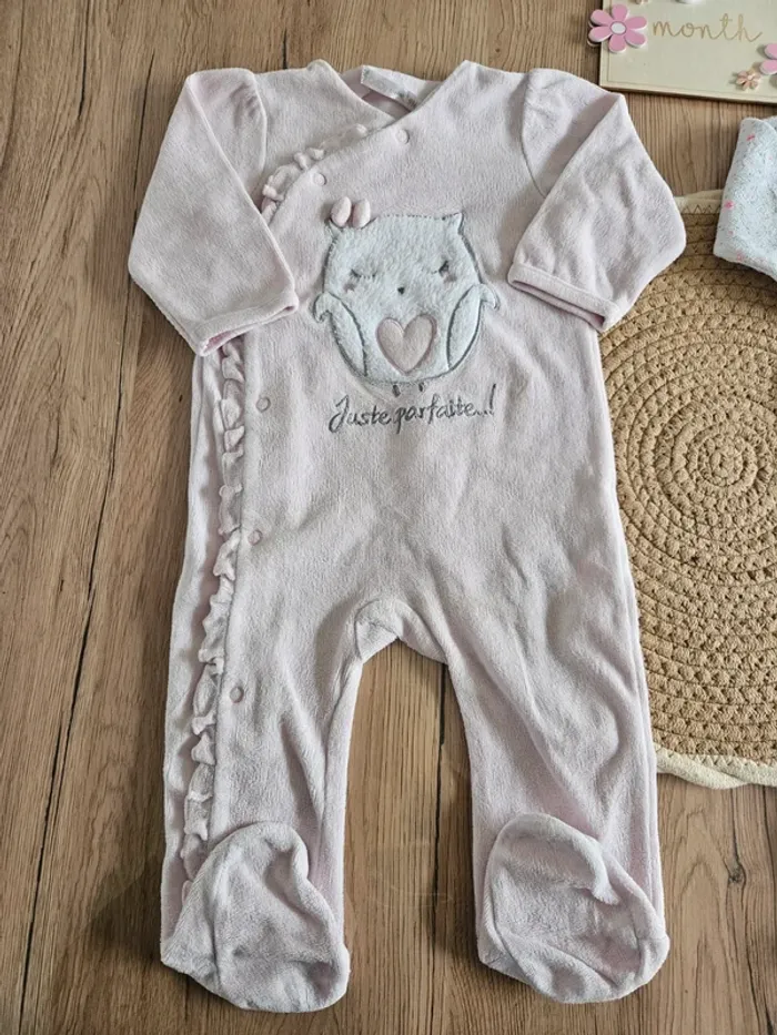 Pyjama velours 9 mois - photo numéro 3