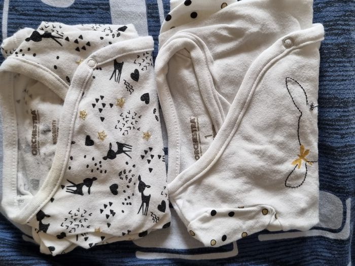 Lot 1 mois 18 pièces plus 2 bodies offert ( légèrement tâcher voir dernière photo) - photo numéro 6