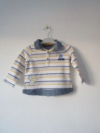 Polo rayé Sergent Major 2 ans TBE