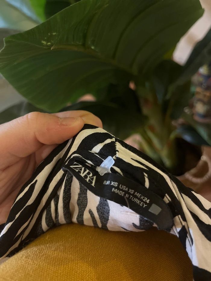 blouse zébrée Zara - photo numéro 4