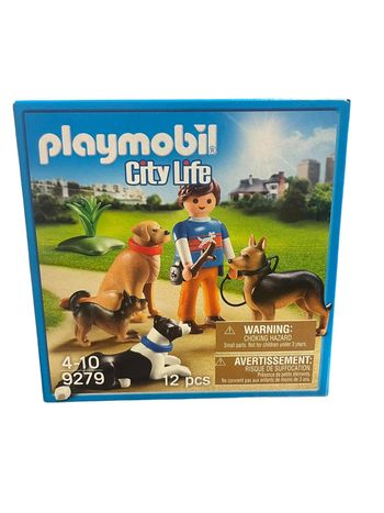 Playmobil City Life 9279 entraîneur et chiens neuf