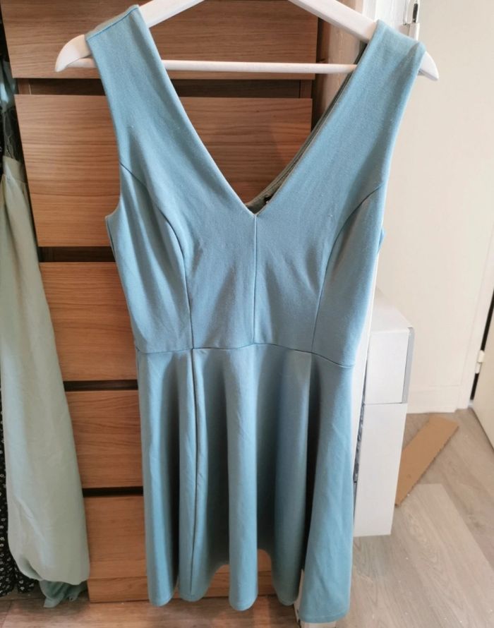 Robe patineuse bleue