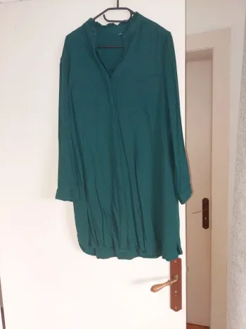 Robe chemise verte