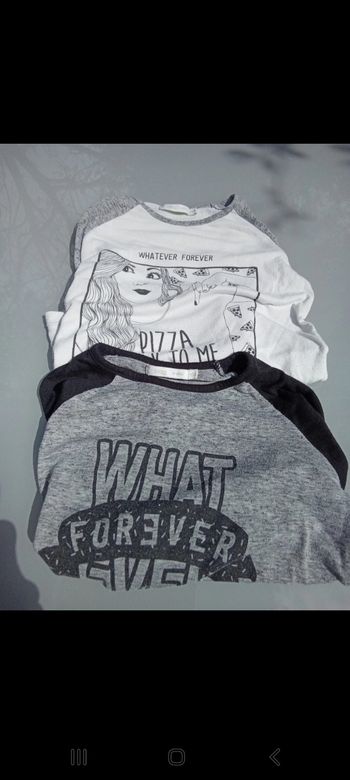 Lot de 2 tee-shirts manches longues/ Blog bye Gémo