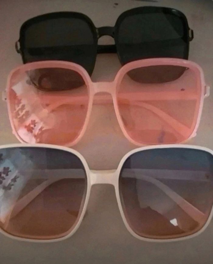 F111 lot de 3 paires de lunettes vintage rétro beige originale neuves