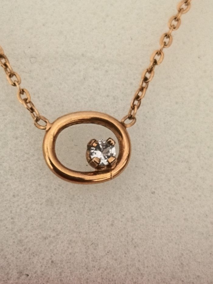 Collier plaqué or. - photo numéro 3