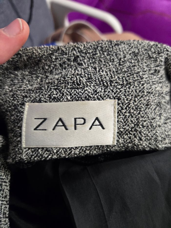 Sublime Blazer ZAPA Gris Chiné - Neuf sans étiquette - Taille 36/S - photo numéro 5