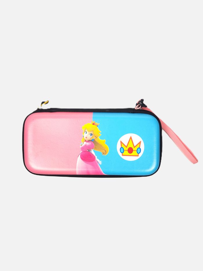 Étui de Transport Nintendo Switch PDP Slim Deluxe - Princesse Peach Rose & Bleu
