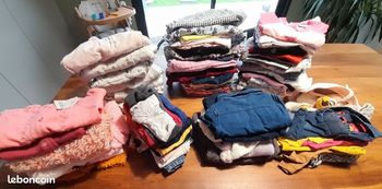 Vêtements 4 saisons 6 mois fille.