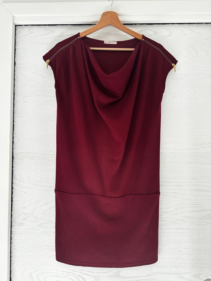 Robe épaisse Bordeaux promod