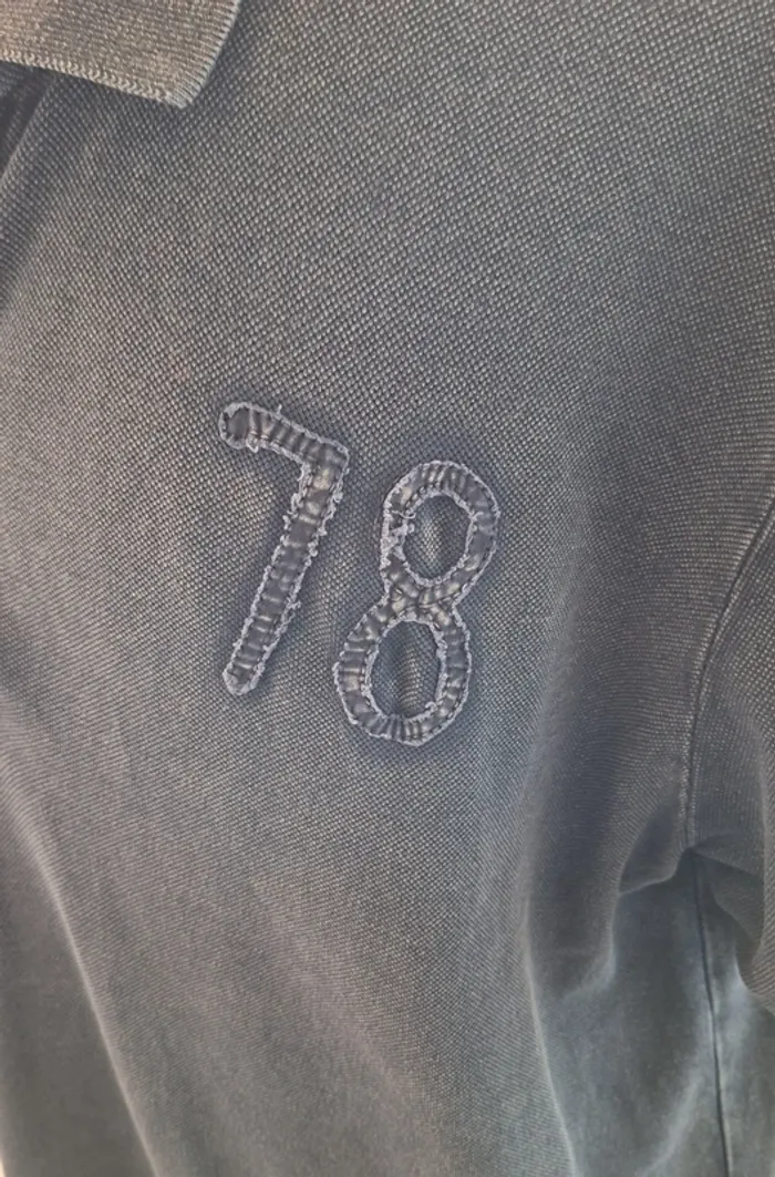 Polo homme bleu jean La Redoute - photo numéro 5