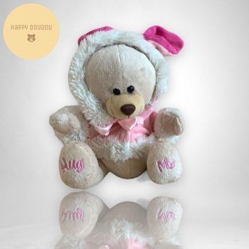 Peluche Doudou Ours Hug me Berentoy A79