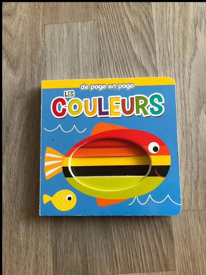 Livre bébé les couleurs