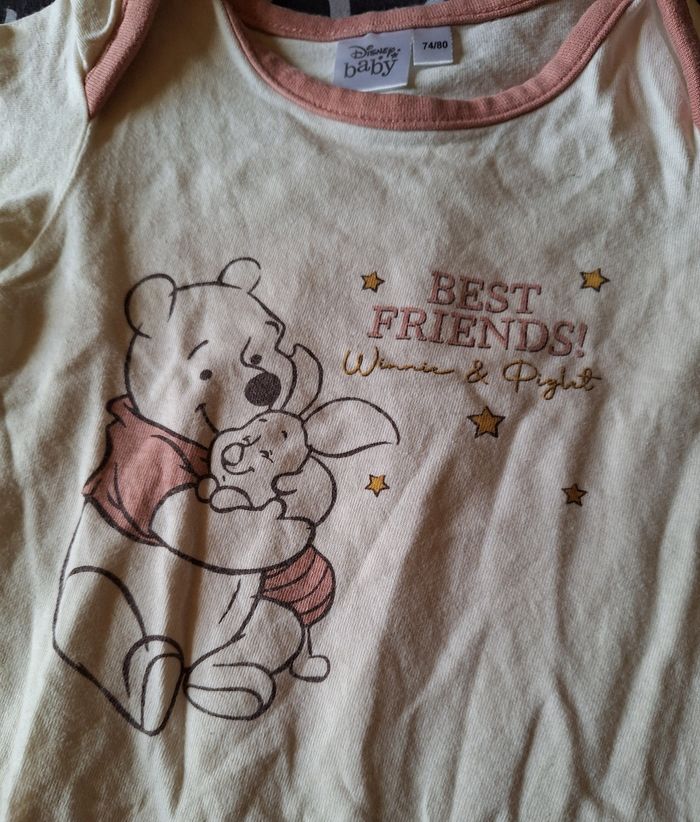 Body manches courtes Winnie L'Ourson 74/80 cm - photo numéro 2