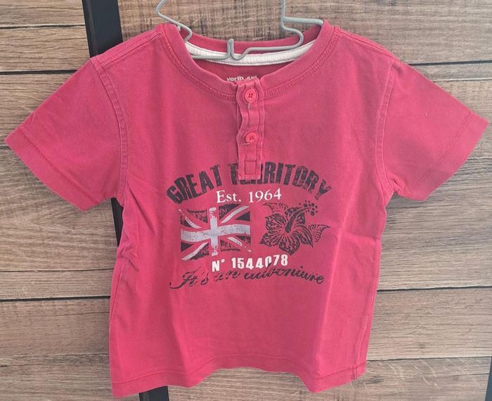 Tee-shirt rose Vertbaudet 24 mois