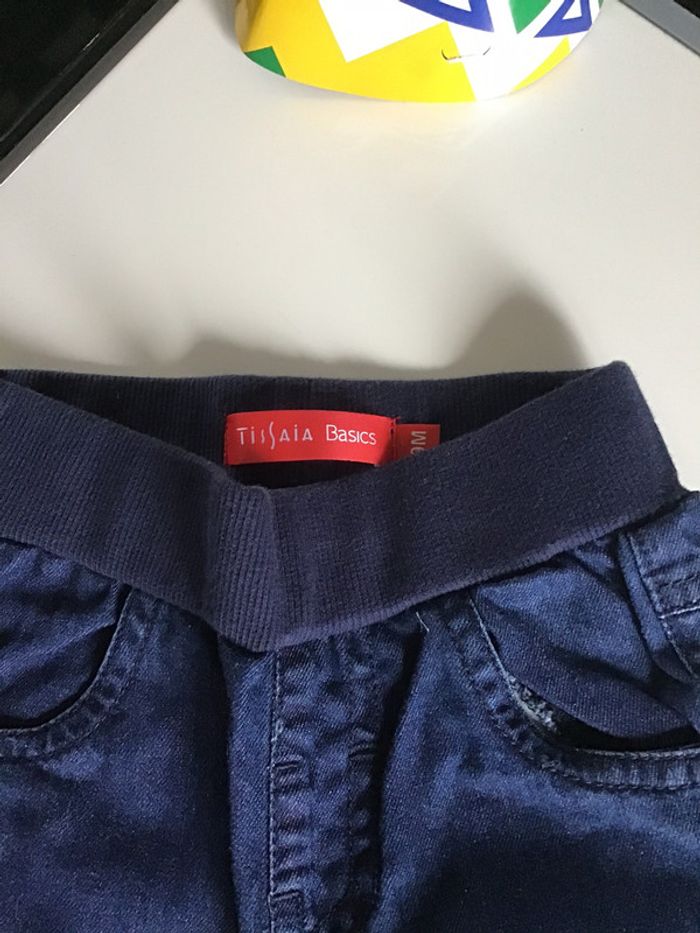 Pantalon jeans 9 mois à revers - photo numéro 3