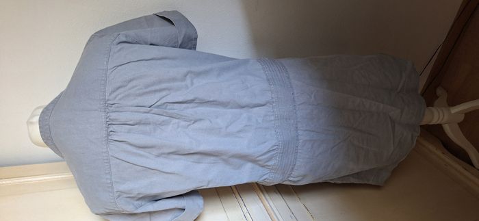 Robe grise lin coton taille 38 - photo numéro 3