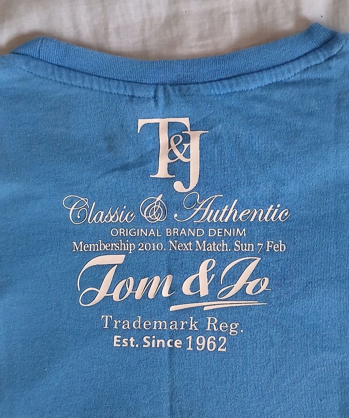 T-shirt bleu taille 14 ans - photo numéro 5