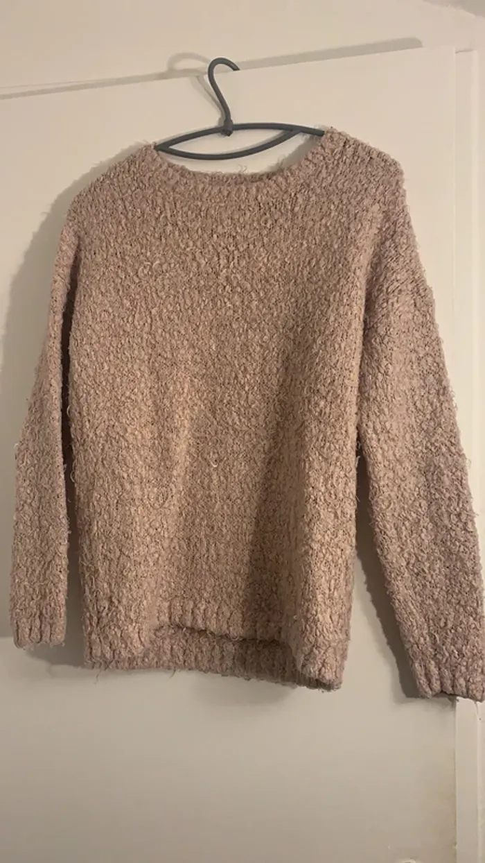 Pull vieux rose