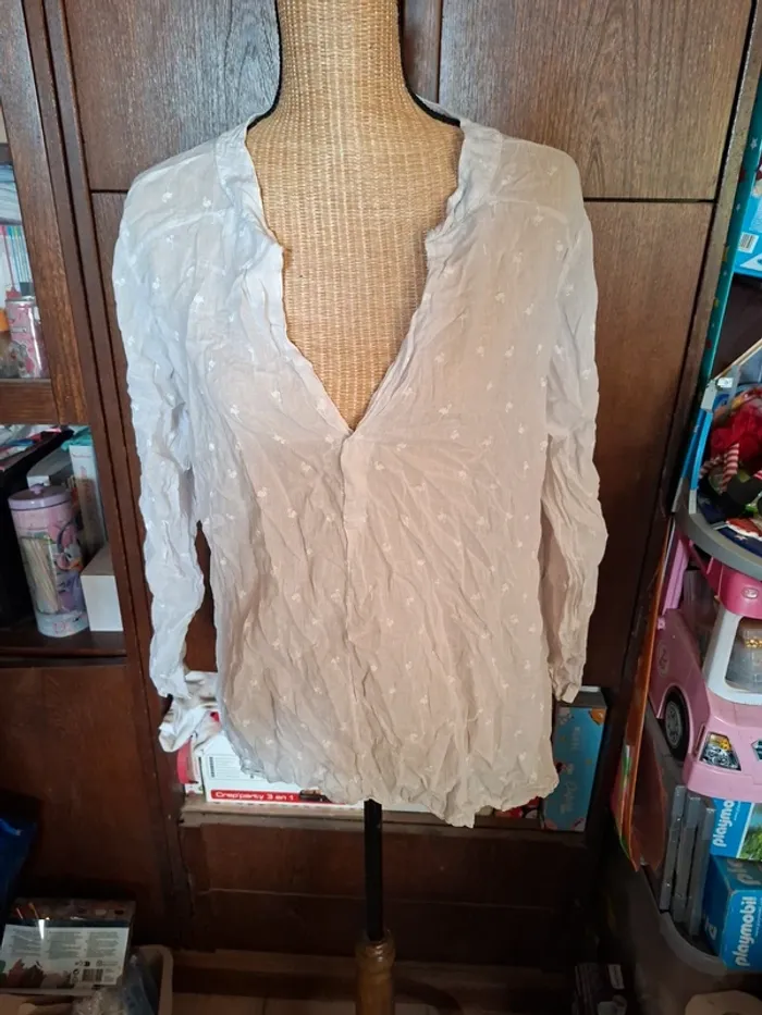 Blouse flamand rose L/XL