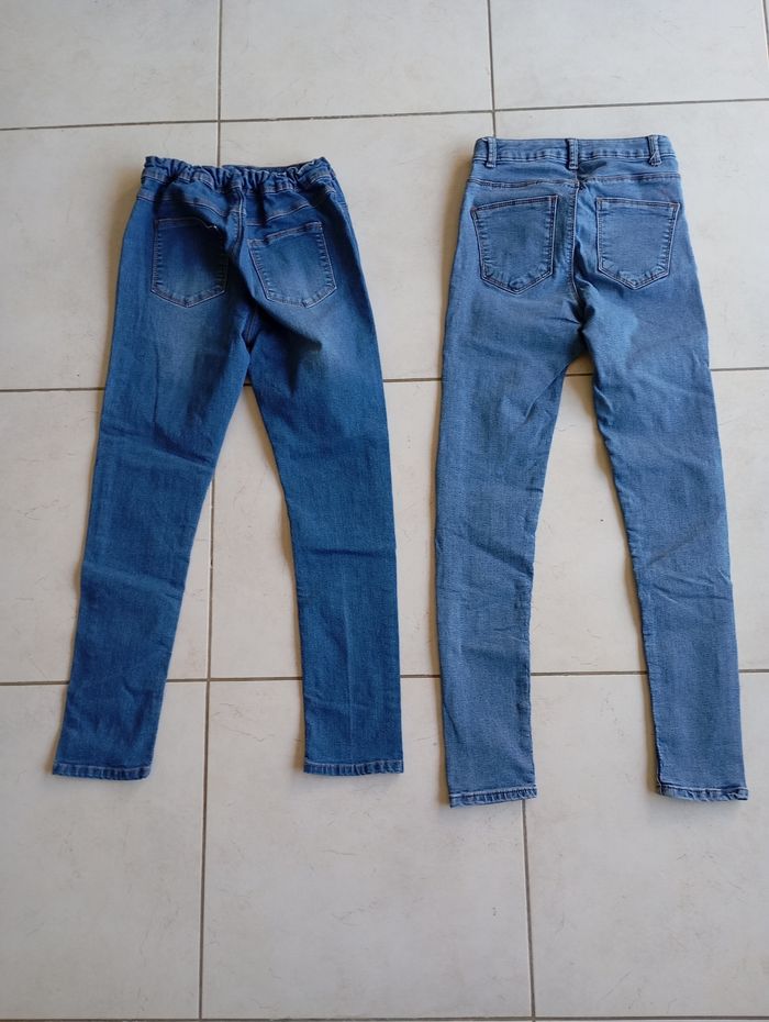 Lot jeans 12 ans très bon état - photo numéro 2