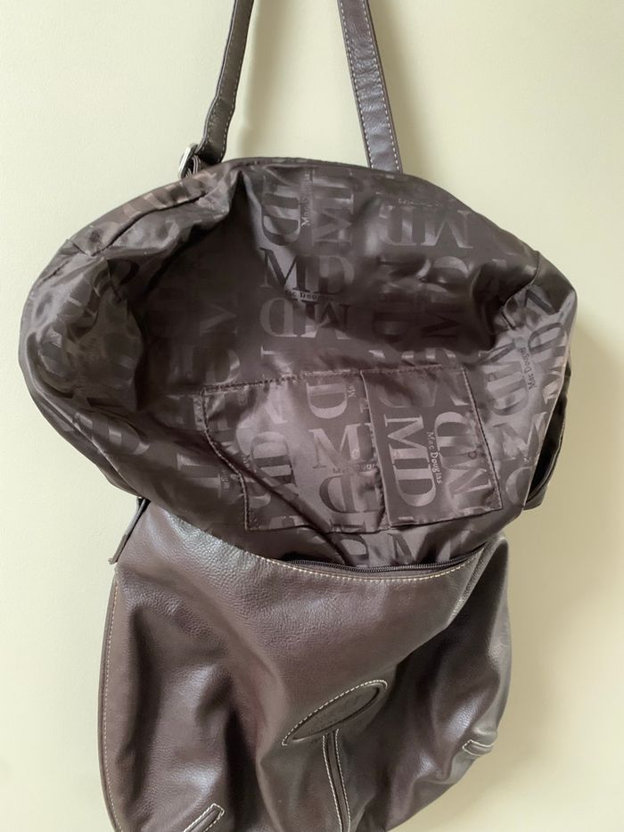 Sac bandoulière en cuir marron Mac Douglas en très bon état - photo numéro 7