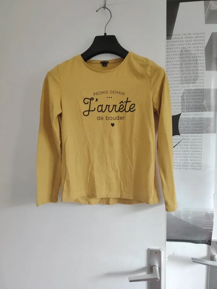 Manche longue kiabi 10 ans