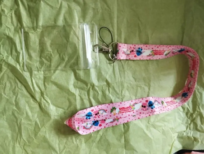 Lanière rose clair stitch