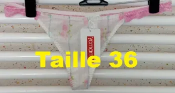 String rose motif multicolore Yamamay Taille 36